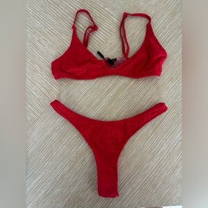 Triangle Red bikini